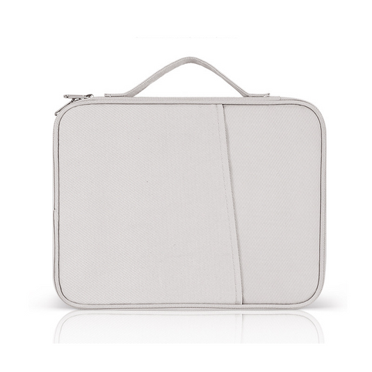 Apple iPad Pro 12.9-inch (2018/2020/2021/2022) Multi-functional 180° Opening Double-Layer Handbag Storage Bag