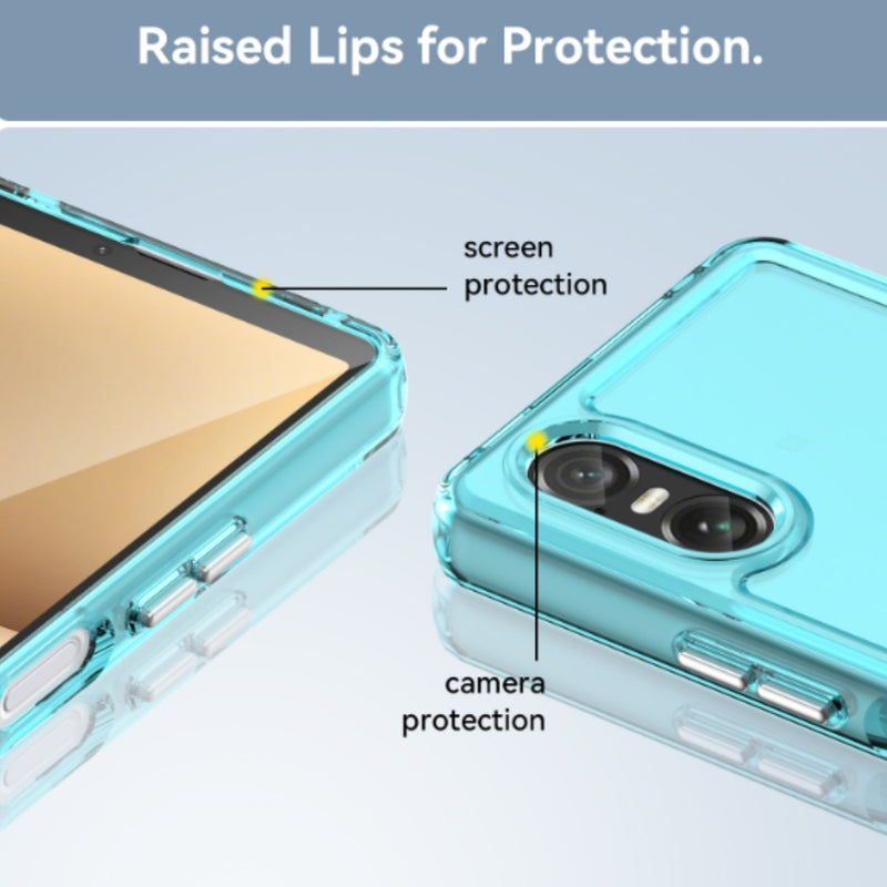 Load image into Gallery viewer, Sony Xperia 1 V - Candy Colors TPU Silicone Transparent Heavy Duty Series Case
