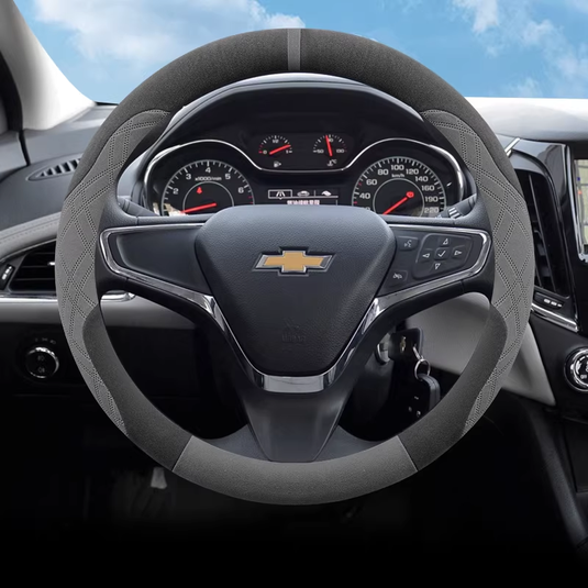 Chevrolet Ultra-thin Suede Style Steering Wheel Cover For Cruze, Monza, Sail, Cavalier, Malibu, Equinox - i-Station Mobile Phone & Electronic Device Repair and Accessories