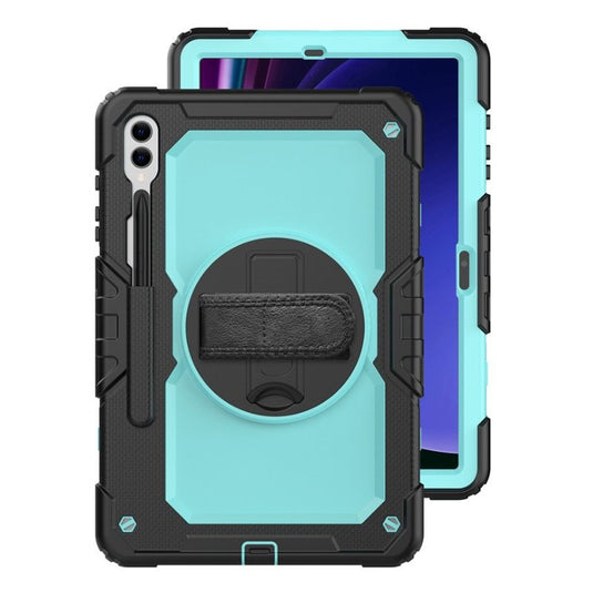 [Built-in Stand] Samsung Galaxy Tab A7 10.4" 2020 (T500/T505) - 360 Degree Stand PC + Silicone Shockproof Case With Strap