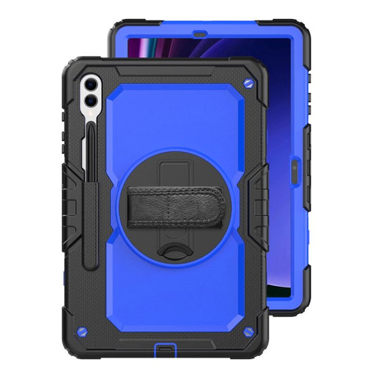 [Built-in Stand] Samsung Galaxy Tab S7/S8/S9/S9 FE 11” - 360 Degree Stand PC + Silicone Shockproof Case With Strap