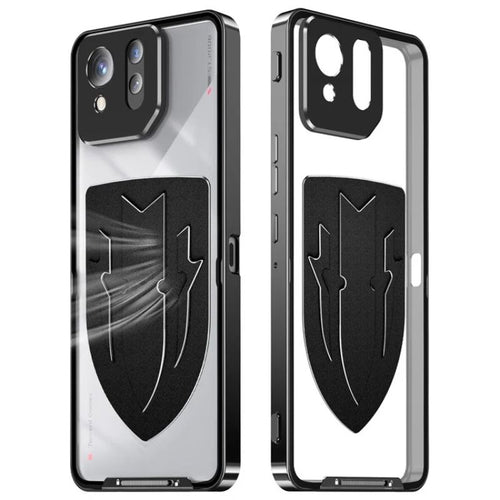 ASUS Rog Phone 8 & 8 Pro - Transparent Cooling Phone Essentials Series Case With Metal Lens Cover