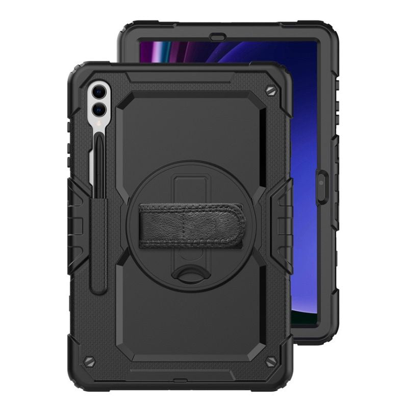 Load image into Gallery viewer, [Built-in Stand] Samsung Galaxy Tab A7 10.4&quot; 2020 (T500/T505) - 360 Degree Stand PC + Silicone Shockproof Case With Strap
