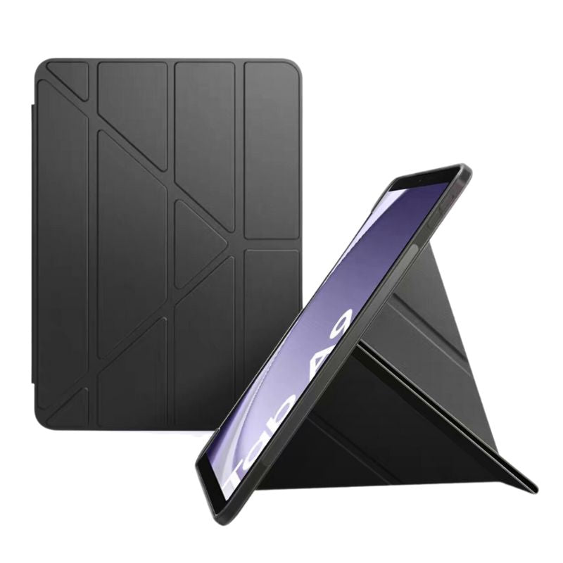 Load image into Gallery viewer, [Foldable] Samsung Galaxy Tab A7 lite 8.7&quot; 2021 (T220/T225) - Multi Functional Foldable Solid Color Soft Liquid Silicone Case
