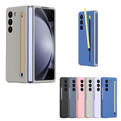 [With Pen Slot] Samsung Galaxy Z Fold 3 (SM-F926) - Full Cover Hard Shell Anti Fingerprint Essentials Series Case