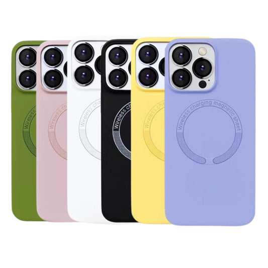 [Magsafe Compatible] Apple iPhone 11 - Solid Color Liquid Silicone Magnetic Essentials Series Case