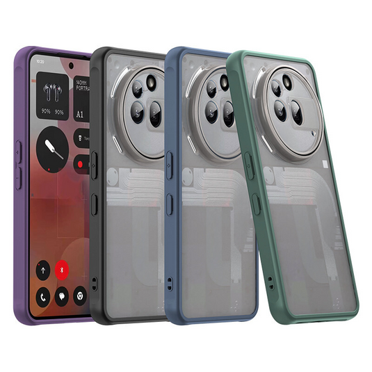 Nothing Phone (3a)/Pro Matte Semi-Transparent Full-Cover Shockproof Case - i-Station Mobile Phone & Electronic Device Repair and Accessories