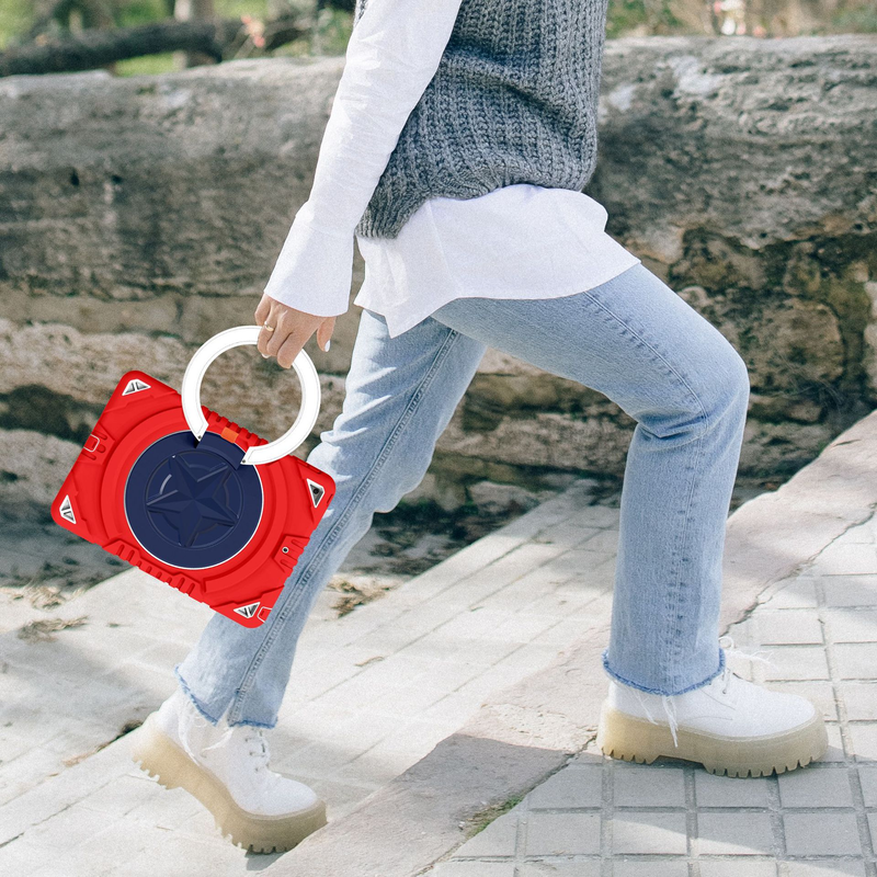 Load image into Gallery viewer, [Built-in Rotating Stand] Samsung Galaxy Tab A8 10.5&quot; (X200/X205) Silicone Full-cover Children&#39;s Shockproof Case
