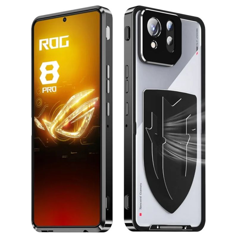 Load image into Gallery viewer, ASUS Rog Phone 8 &amp; 8 Pro - Transparent Cooling Phone Essentials Series Case With Metal Lens Cover
