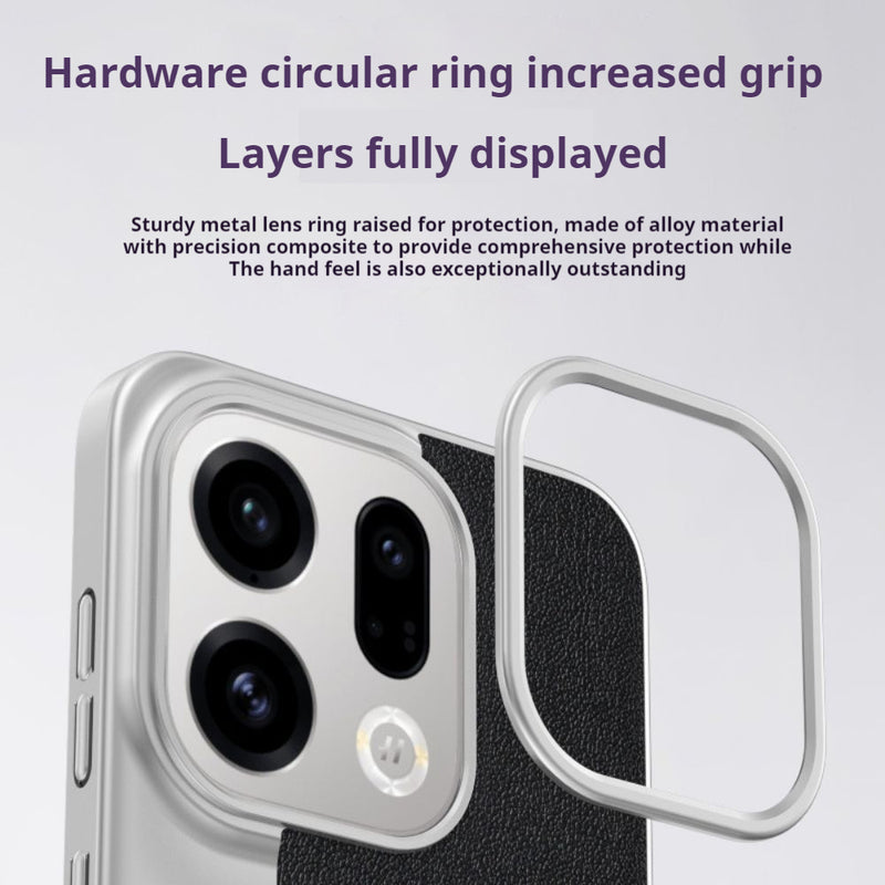 Load image into Gallery viewer, OPPO Find X9/Pro - Camera-Style Leather Texture Shockproof &amp; Stylish Hard Shell
