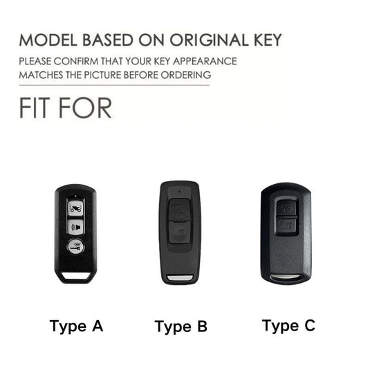 Honda Motorcycle Zinc Alloy + Carbon Fiber Texture Car Key Fob Case Cover For PCX 125, PCX 150, PCX 160, X-ADV, Forza 125, Forza 300, Forza 350, Forza 750, SH125, SH150, SH300, SH350, Scoopy