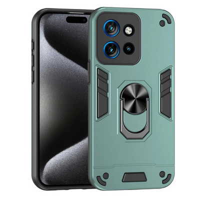 [Built-in Metal Ring Kickstand] Motorola Moto Edge 60 Fusion - Shockproof Heavy Duty Case - i-Station Mobile Phone & Electronic Device Repair and Accessories