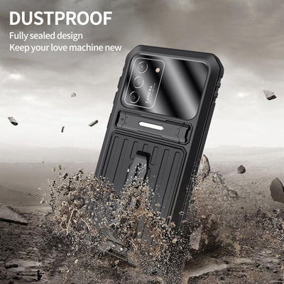 [With Metal Stand] Samsung Galaxy S23 Ultra 5G (SM-S918) - Shockproof Heavy Duty Series Case - i-Station Mobile Phone & Electronic Device Repair and Accessories