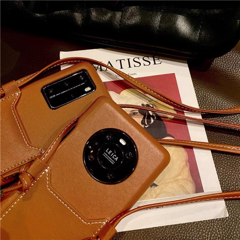 Load image into Gallery viewer, [With Card Slot] Samsung Galaxy S21/Plus/Ultra - Business Women Crossbody Leather Case
