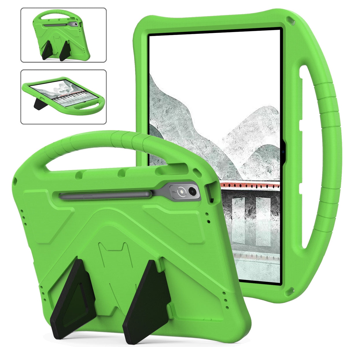 Lenovo Idea Tab Pro 12.7" 2025 (TB373FU/TB375FC) - King Kong Hand Silicone Heavy Duty Series Case With Stand - i-Station Mobile Phone & Electronic Device Repair and Accessories