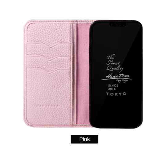 [With Card Slot][Snap Buckle] Apple iPhone 13/mini/Pro/Max - TPU Shockproof Magnetless Genuine Leather Flip Wallet Series Stand Case