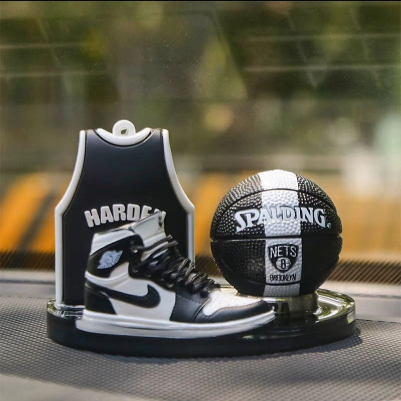 Load image into Gallery viewer, Car Dashboard Ornament Set Creative NBA Basketball Star Themed with Matching Interior Mat - i-Station Mobile Phone &amp; Electronic Device Repair and Accessories
