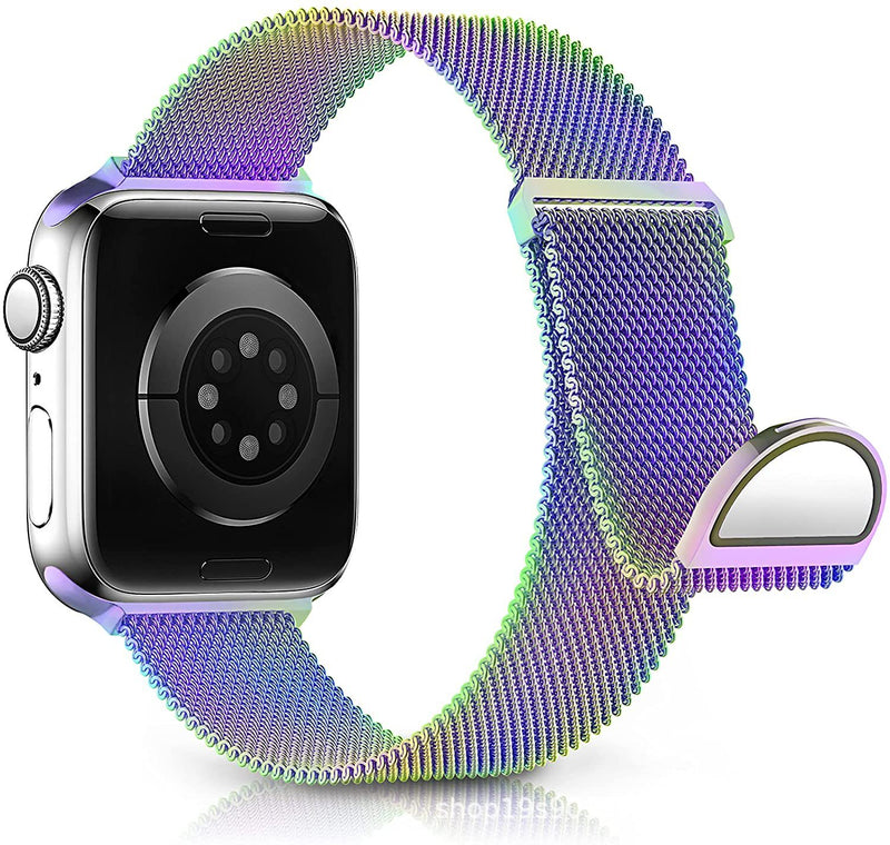 Load image into Gallery viewer, Apple Watch Series 1/2/3/4/5/6/SE/7/8/9/10/Ultra - Metal Clasp Magnetic Round Head Watch Band
