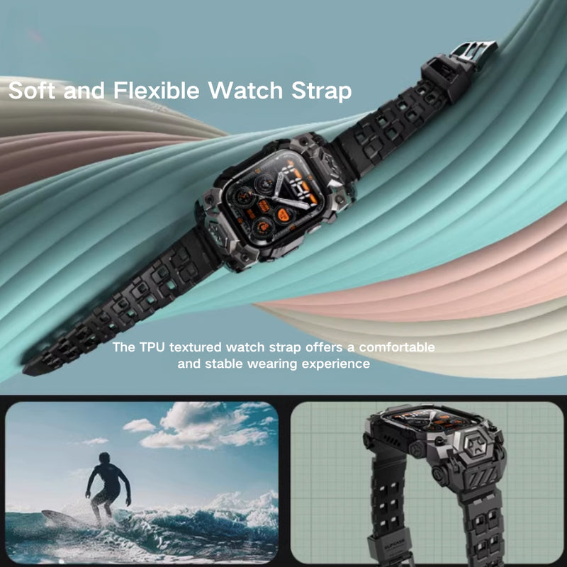 Load image into Gallery viewer, Apple Watch Series 10 46mm - SUPCASE Two-in-One Metal Case with Sports Sweat-proof Silicone Anti-fall Watch Band
