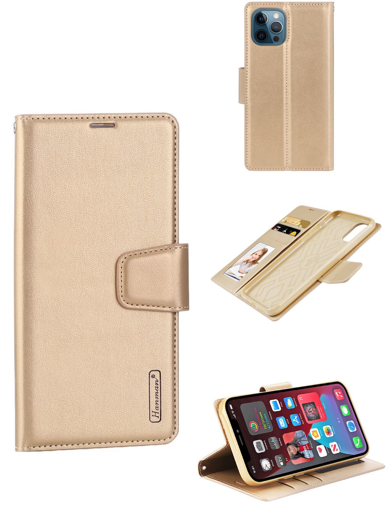 Load image into Gallery viewer, Samsung Galaxy S25/Plus/Ultra Hanman Mill Premium Quality Flip Wallet Leather Case
