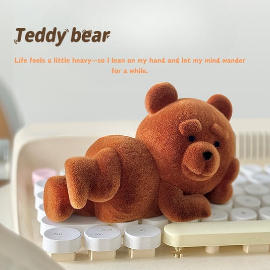 Car Dashboard Desktop Ornament Mini Cartoon Brown Bear Cute Casual Style Creative Gift - i-Station Mobile Phone & Electronic Device Repair and Accessories