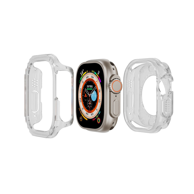 Load image into Gallery viewer, Apple Watch Series 7/8/9/10/Ultra - Metal Armor Hollow-out Heavy Duty Series Case
