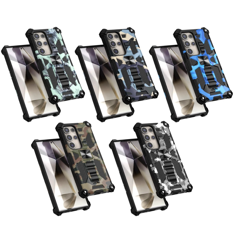 Load image into Gallery viewer, [Built-in Stand] Samsung Galaxy A26 (SM-A266) - Camouflage Shockproof Heavy Duty Series Case
