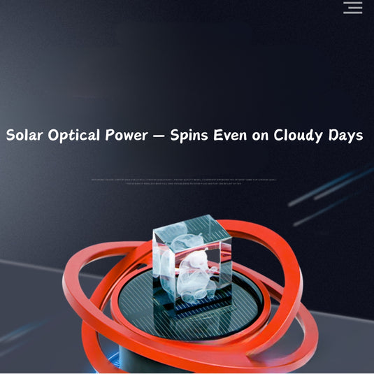 Solar-Powered Slow-Rotating Car Interior Aroma Diffuser Dashboard Ornament Car Decoration - i-Station Mobile Phone & Electronic Device Repair and Accessories