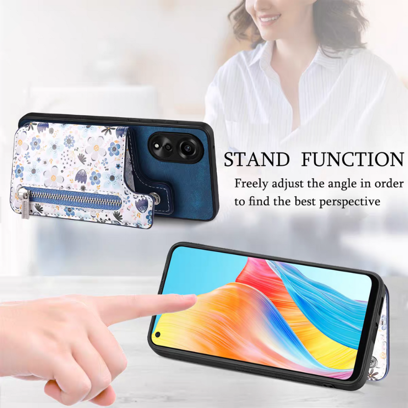 Load image into Gallery viewer, [With Card Solt] OPPO Reno11/Pro Full-coverage Leather Shockproof Wallet Series Case
