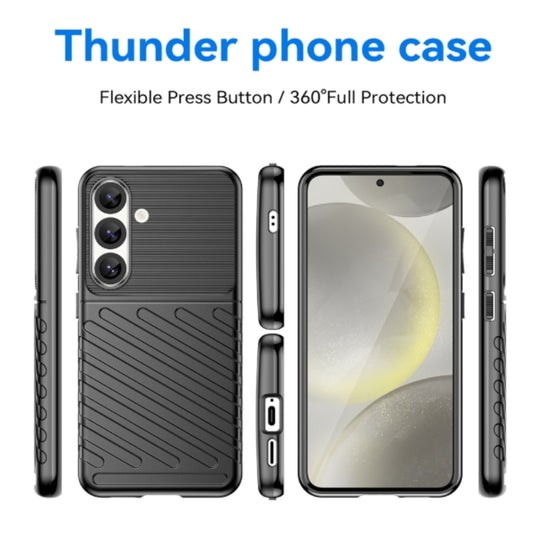 Samsung Galaxy S25/Plus/Ultra - Thunder Anti-fingerprint TPU Silicone Heavy Duty Series Case