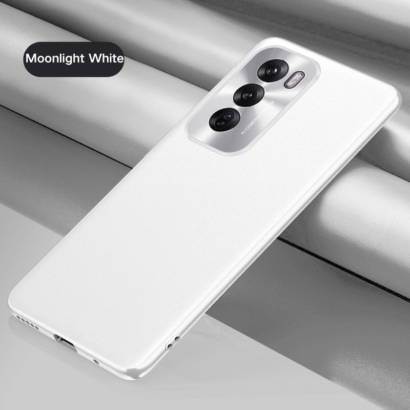 Load image into Gallery viewer, OPPO Reno 12 Pro 5G (CPH2629) - Simple PU Leather Metal Lens Ring Essentials Series Case
