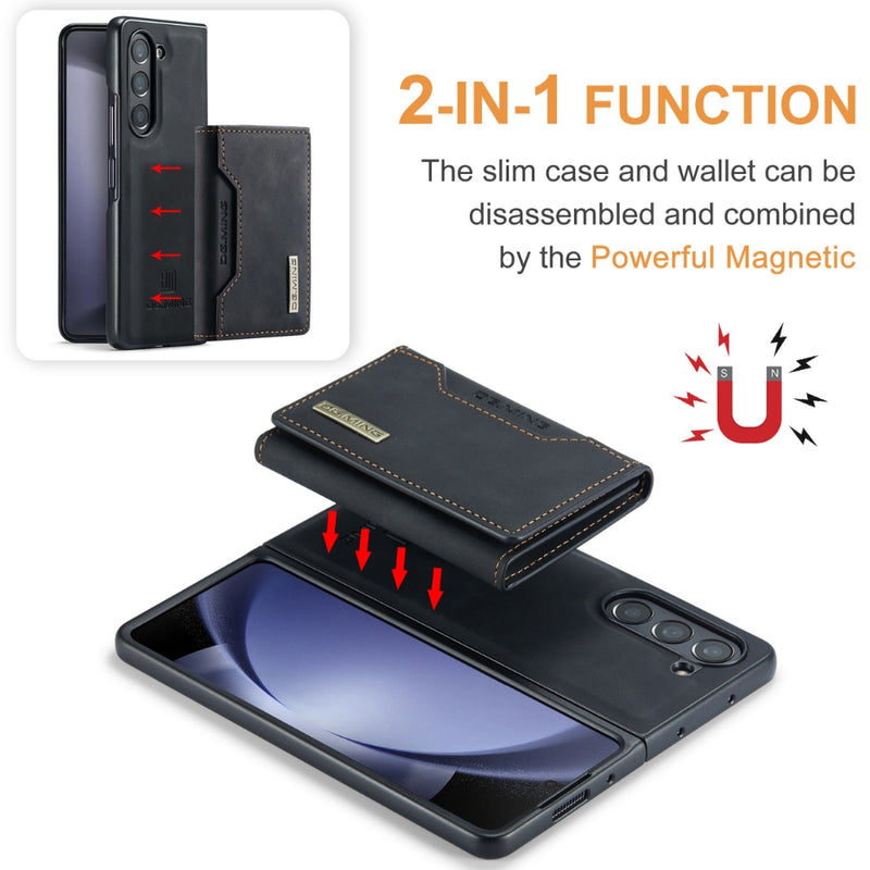 Load image into Gallery viewer, Samsung Galaxy Z Fold 6 (SM-F956) - Multifunctional PU Leather Wallet Series Stand Case
