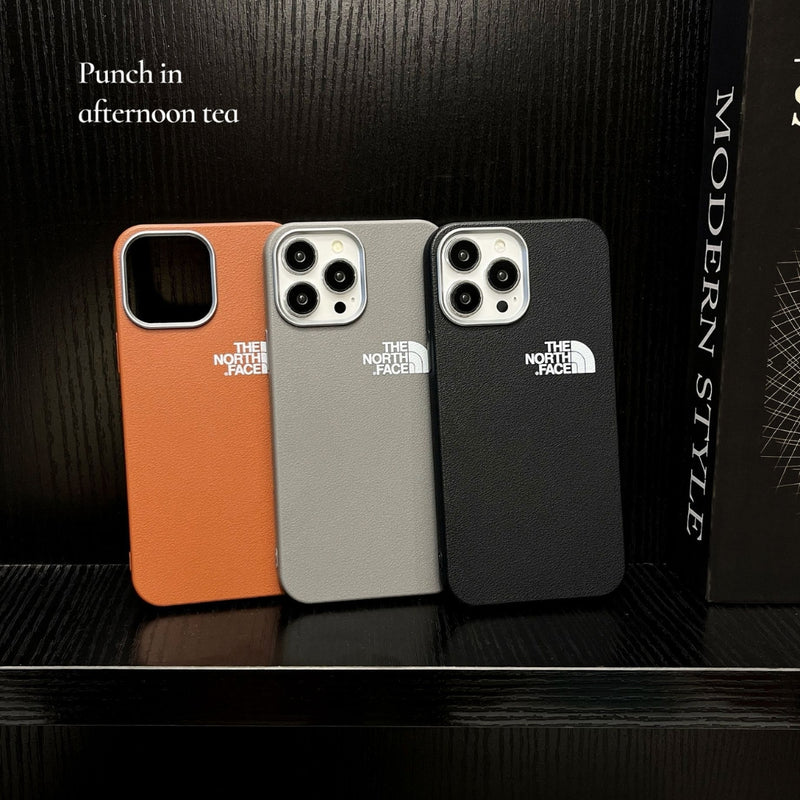 Load image into Gallery viewer, Apple iPhone 16/Plus/Pro/Max - Drop Proof Leather Texture Essentials Series Case With Logo
