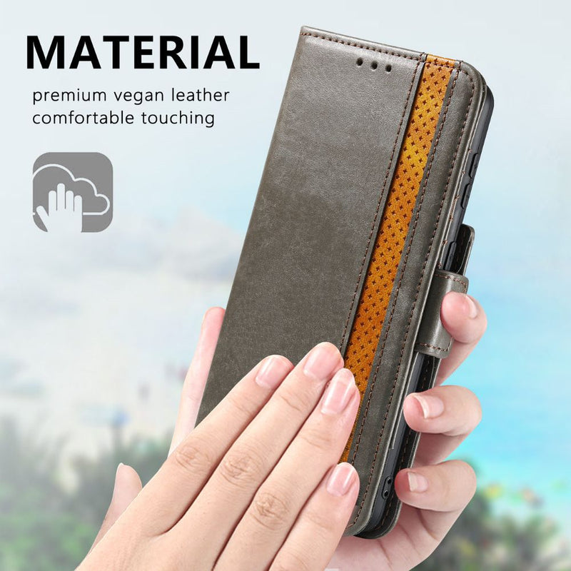 Load image into Gallery viewer, [With Card Slot] Samsung Galaxy S23/Plus/Ultra/FE - Drop Proof PU Leather Wallet Series Stand Case
