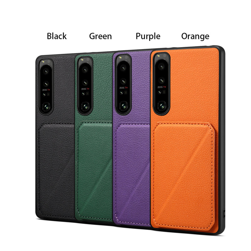 Load image into Gallery viewer, Sony Xperia 10 IV - Business Stand Leather Wallet Series Case
