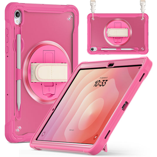 [Built-in Stand] Samsung Galaxy Tab S11 (2025) 11"360° Rotatable EVA Protection with Hand Strap