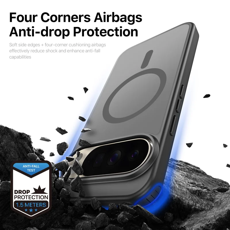 Load image into Gallery viewer, Google Pixel 10 &amp; 10 Pro &amp; 9 &amp; 9 Pro - Skin Friendly MatteTransparent Magnetic Phone Case
