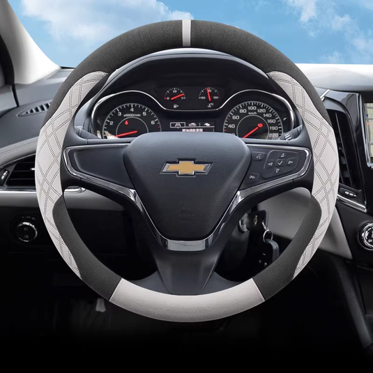 Chevrolet Ultra-thin Suede Style Steering Wheel Cover For Cruze, Monza, Sail, Cavalier, Malibu, Equinox - i-Station Mobile Phone & Electronic Device Repair and Accessories