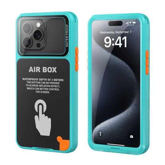 [Air Box][Up to 6.1 inch] - Universal Redpepper Full Covered Waterproof Heavy Duty Tough Armor Lifeproof Series Case