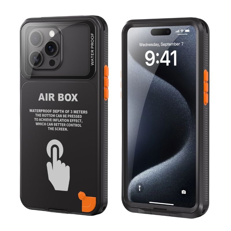 Load image into Gallery viewer, [Air Box][Up to 6.1 inch] - Universal Redpepper Full Covered Waterproof Heavy Duty Tough Armor Lifeproof Series Case
