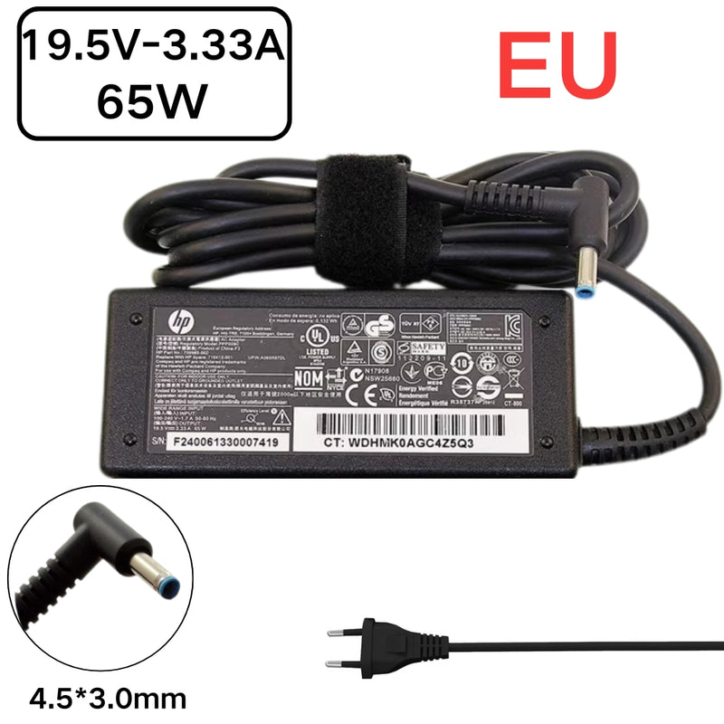 Load image into Gallery viewer, [19.5V-3.33A/65W][4.5x3.0 Blue Tip] HP Pavilion x360 &amp; EliteBook &amp; ProBook Laptop AC Power Supply Adapter Charger - i-Station Mobile Phone &amp; Electronic Device Repair and Accessories
