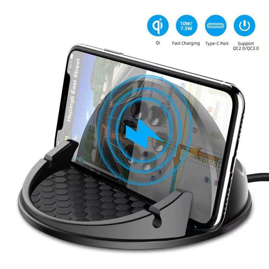 15W Fast Wireless Car Charger Mount – Suction Cup Phone Holder - i-Station Mobile Phone & Electronic Device Repair and Accessories