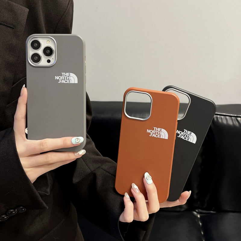 Load image into Gallery viewer, Apple iPhone 16/Plus/Pro/Max - Drop Proof Leather Texture Essentials Series Case With Logo
