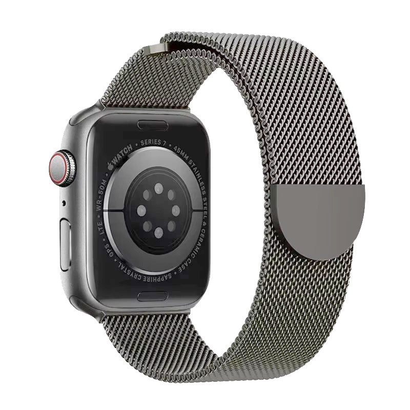 Load image into Gallery viewer, Apple Watch Series 1/2/3/4/5/6/SE/7/8/9/10/Ultra - Metal Clasp Magnetic Round Head Watch Band
