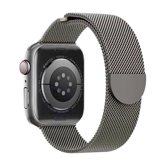 Apple Watch Series 1/2/3/4/5/6/SE/7/8/9/10/Ultra - Metal Clasp Magnetic Round Head Watch Band