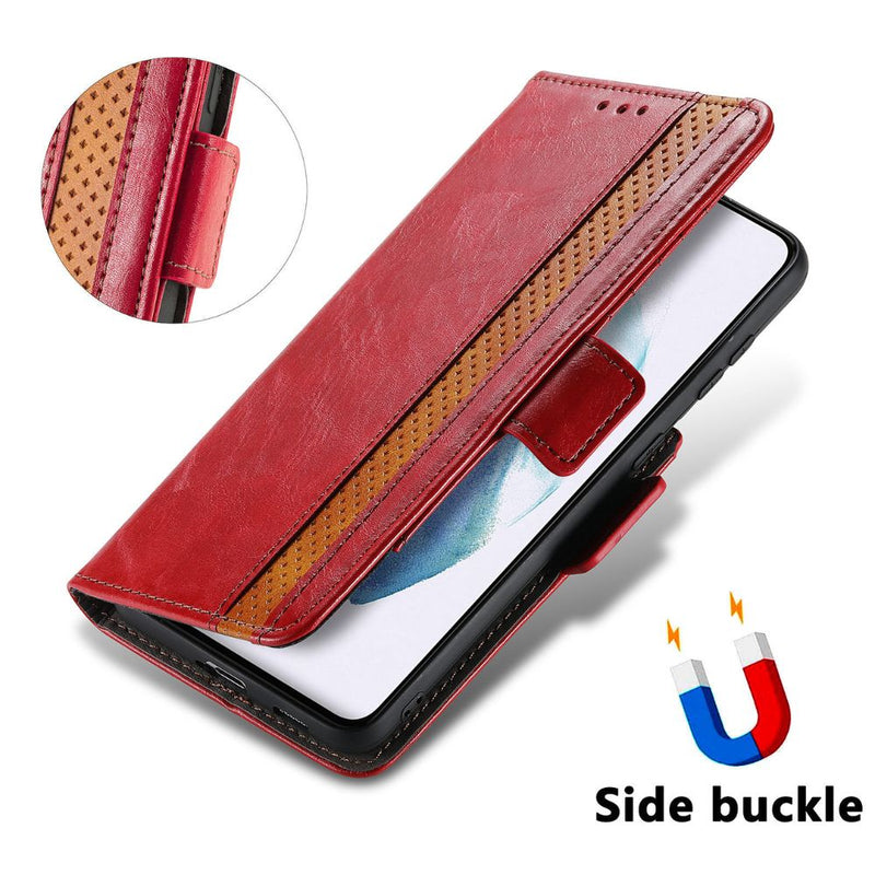 Load image into Gallery viewer, [With Card Slot] Samsung Galaxy S23/Plus/Ultra/FE - Drop Proof PU Leather Wallet Series Stand Case
