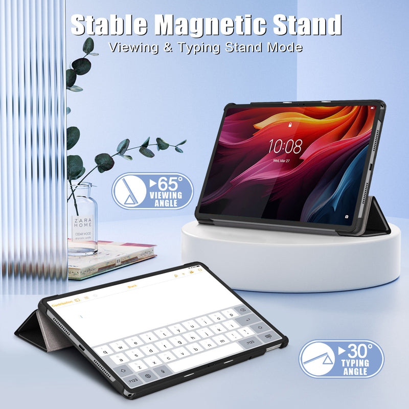 Load image into Gallery viewer, Lenovo Tab K11 Plus 11.45&quot; 2024 (TB352FU/XU) - Silicone Triple-fold Intelligent Sleep Stand Series Case
