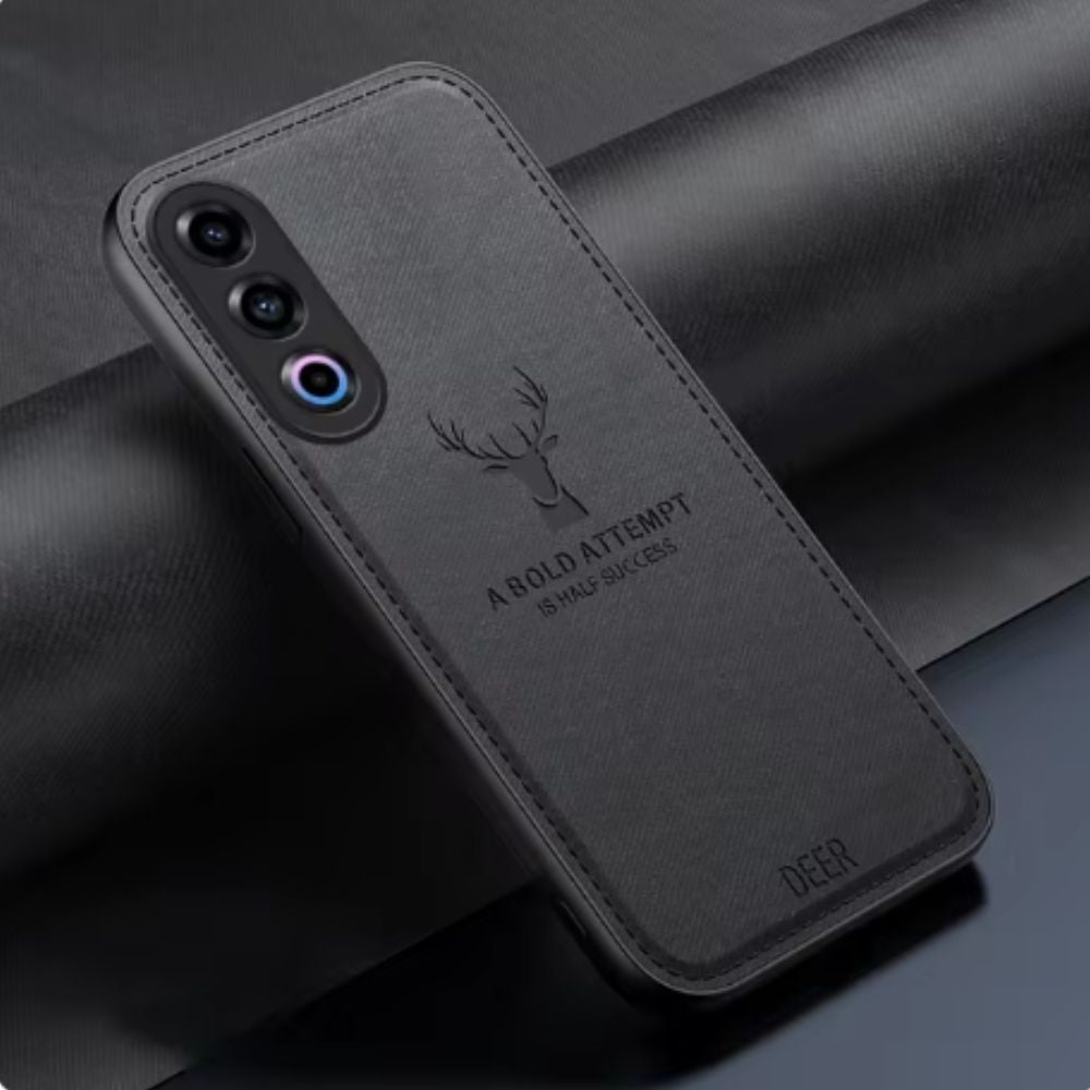OPPO Reno 12 Pro 5G (CPH2629) - Fashion Deer Head PU Leather Essentials Series Case - i-Station Mobile Phone & Electronic Device Repair and Accessories