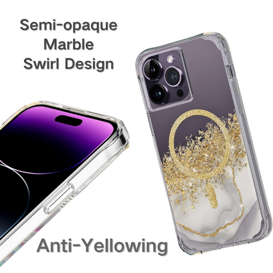 [Magsafe Compatible] Apple iPhone 16/Plus/Pro/Pro Max Anti-Scratch Shock Absorbent Slim BlingBling Series Case