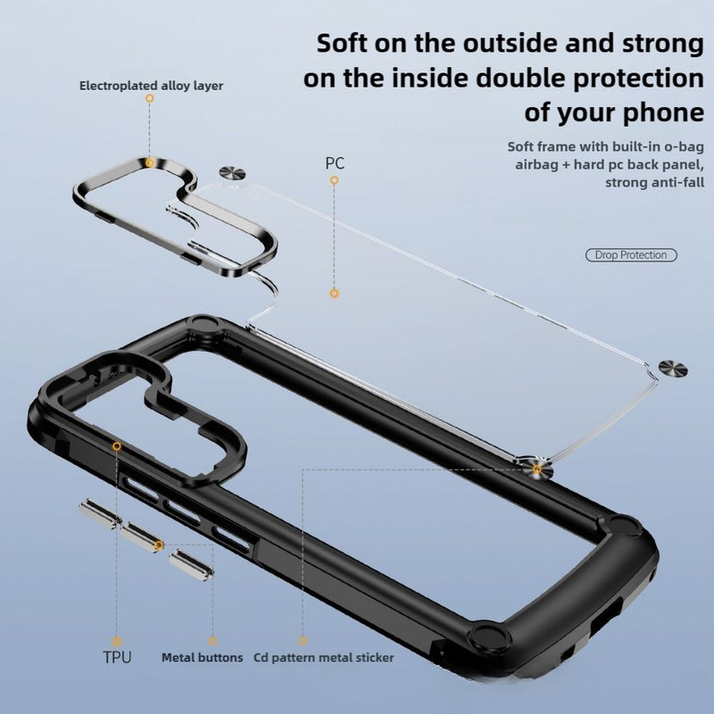 Load image into Gallery viewer, [Magsafe Compatible] Samsung Galaxy S25/Plus/Ultra - Transparent Drop Proof Heavy Duty Series Case
